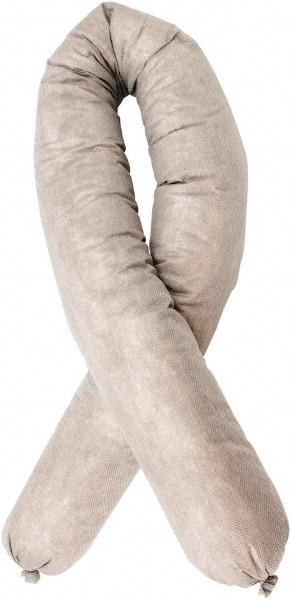 Brady SPC Sorbents - 81 Gal, 3.5' Long, 3" Diam, Cellulose Sock - Universal, Gray - Exact Tool & Supply