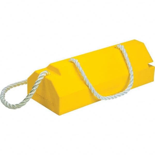 Checkers - Wheel Chocks Width (Inch): 7-7/8 Height (Inch): 5-7/8 - Exact Tool & Supply