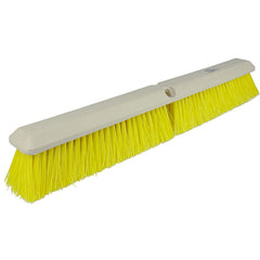 18″ - Yellow Medium Perma Sweep Broom Without Handle - Exact Tool & Supply
