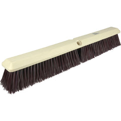 18″ - Maroon Heavy Perma Sweep Broom Without Handle - Exact Tool & Supply