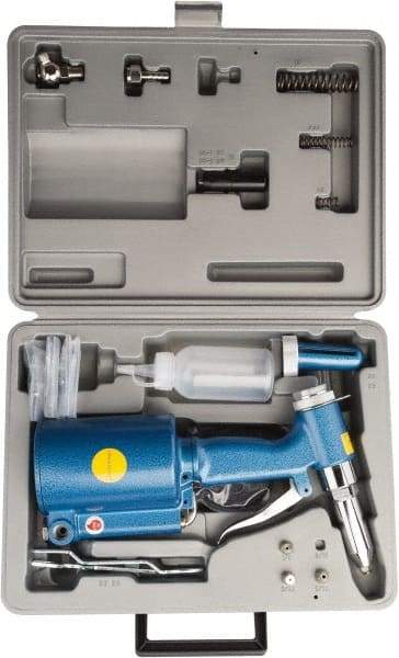 Value Collection - 3/16" Capacity, Air Riveting Hammer - 4 CFM, 9/16" Long Stroke, 1/4" Inlet - Exact Tool & Supply