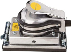 Value Collection - 8,000 OPM, 4 CFM Air Consumption, 90 psi Air Pressure, Palm Air Orbital Sander - Rectangular Pad, 1/4 NPT Inlet - Exact Tool & Supply