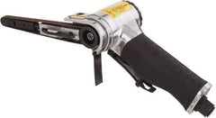 Value Collection - 3/8 x 13 Inch, 20,000 RPM Air Belt Sander - 0.45 Hp, 4 CFM Air Consumption, Rear Exhaust - Exact Tool & Supply