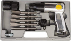 Value Collection - 3,200 BPM, 2-5/8 Inch Long Stroke, Air Hammer Kit - 4 CFM Air Consumption, 1/4 Inch Inlet - Exact Tool & Supply