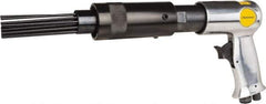 Value Collection - 3,200 BPM, 19mm Bore Diam, Pneumatic Pistol Grip Needle Scaler - 1/8" Needle Diam, 7.1" Needle Length, 1-7/8" Stroke Length, 4 CFM, 90 psi, 1/4 NPT Inlet - Exact Tool & Supply
