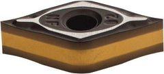 Iscar - DNMG330 NF Grade IC8150 Carbide Turning Insert - TiCN/Al2O3 Finish, 55° Diamond, 3/8" Inscr Circle, 3/16" Thick, 0.008" Corner Radius - Exact Tool & Supply