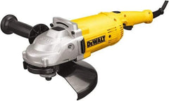 DeWALT - 9" Wheel Diam, 6,500 RPM, Corded Angle & Disc Grinder - 5/8-11 Spindle, 120 Volts - Exact Tool & Supply