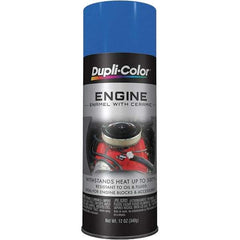 Krylon - 12 oz Old Ford Blue Automotive Heat Resistant Paint - High Gloss Finish, Comes in Aerosol Can - Exact Tool & Supply