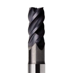 Seco - 10mm, 4 Flute, Single End, Solid Carbide, 0.4mm Corner Radius End Mill - 75mm OAL, 44° Helix, Right Hand Flute, 20mm LOC, Right Hand Cut, 30mm Extended Reach - Exact Tool & Supply