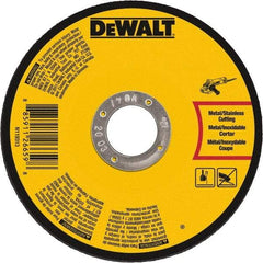 DeWALT - 7" 60 Grit Aluminum Oxide Cutoff Wheel - 0.045" Thick, 7/8" Arbor, 8,700 Max RPM, Use with Angle Grinders - Exact Tool & Supply