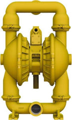 Versa-Matic - 2" NPT, Air Operated Diaphragm Pump - PTFE Diaphragm, Aluminum Housing - Exact Tool & Supply