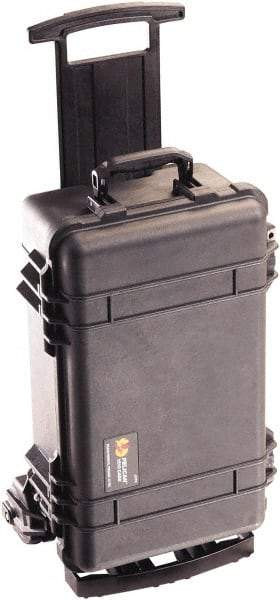 Pelican Products, Inc. - 14-1/2" Wide x 24-1/4" High, Clamshell Hard Case - Black, Polypropylene - Exact Tool & Supply