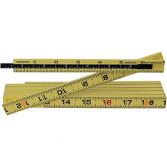 Wiha - Folding Rules Overall Length (Feet): 6.00 Graduation (Inch): 1/16 - Exact Tool & Supply