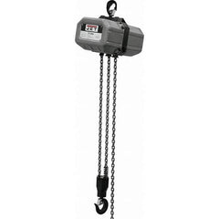 Jet - Electric Hoists Type: Electric Hoist Load Capacity (Ton): 1 - Exact Tool & Supply