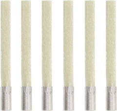 Value Collection - Glass Fiber Scratch Brush Tip Refill - 4-45/64" Brush Length, 4-45/64" OAL, 1-13/64" Trim Length - Exact Tool & Supply