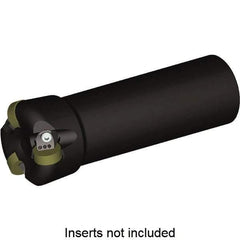 Kennametal - 1.075" Cutting Diam, 32mm Shank Diam, Straight Shank Indexable Copy End Mill - 3 Inserts, RNGN120400 Insert, KCRA40Z03A32RN12 Toolholder, Steel - Exact Tool & Supply