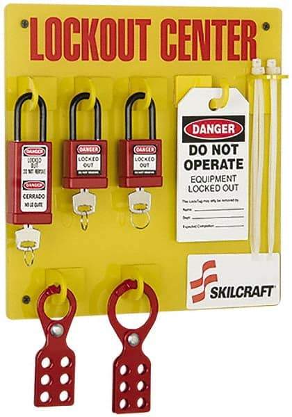 Ability One - Equipped Lockout Device & Tag Station - Exact Tool & Supply