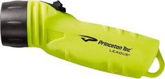Princeton Tec - White LED Bulb, 150 Lumens, Industrial/Tactical Flashlight - Yellow Plastic Body, 3 AA Alkaline Batteries Included - Exact Tool & Supply