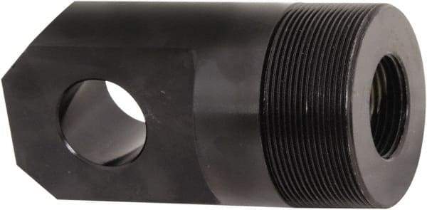 Value Collection - 3/4 Thread, Hydraulic Cylinder Clevis Eye - 1-11/16" Diam, 3.15" OAL - Exact Tool & Supply