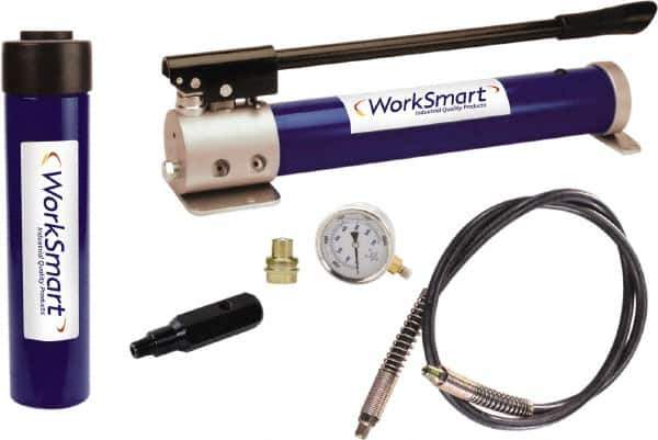 Value Collection - Manual Pump & Cylinder Sets Load Capacity (Ton): 10 Cylinder Number: 59755488 - Exact Tool & Supply