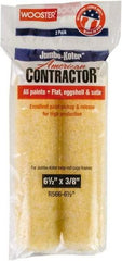 Wooster Brush - 3/8" Nap, 6-1/2" Wide Paint Mini Roller - Medium Texture, Knitted - Exact Tool & Supply