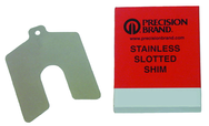 5X5 .004 SLOTTED SHIM PACK OF 20 - Exact Tool & Supply
