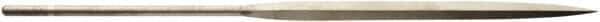 Value Collection - 5-1/2" Needle Precision Swiss Pattern Barrette File - 13/64" Width Diam, Round Handle - Exact Tool & Supply