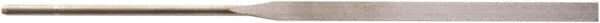 Value Collection - 5-1/2" Needle Precision Swiss Pattern Regular Pillar File - 13/64" Width Diam, Round Handle - Exact Tool & Supply