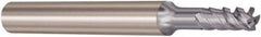 Seco - 4mm, 10mm LOC, 6mm Shank Diam, 57mm OAL, 4 Flute, Solid Carbide Square End Mill - Single End, SIRON-A Finish, Spiral Flute, 48° Helix, Right Hand Cut, Right Hand Flute, Series JS554 - Exact Tool & Supply
