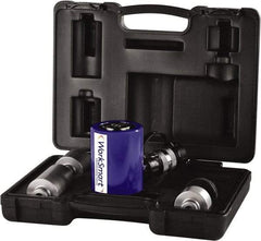 Value Collection - 10 Ton, 1.5" Stroke, 3.53 Cu In Oil Capacity, Portable Hydraulic Low Profile Kit Cylinder - 2.35 Sq In Effective Area, 3.48" Lowered Ht., 4.98" Max Ht., 1.73" Cyl Bore Diam, 1.5" Plunger Rod Diam - Exact Tool & Supply