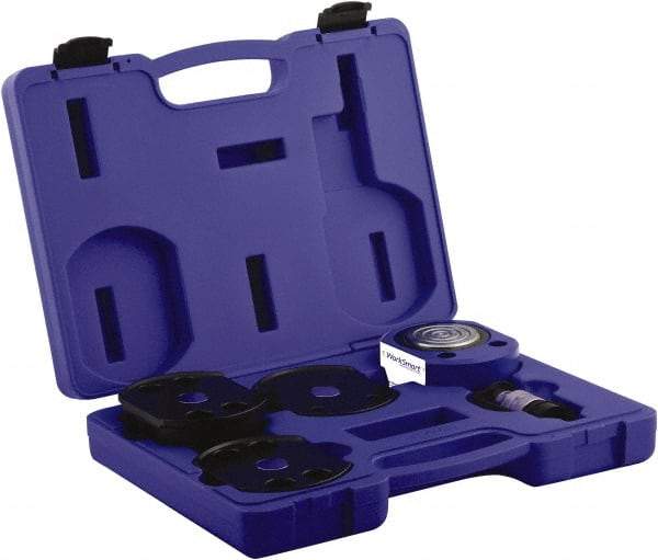 Value Collection - 30 Ton, 0.51" Stroke, 3.31 Cu In Oil Capacity, Portable Hydraulic Flat Body Kit Cylinder - 6.49 Sq In Effective Area, 2.31" Lowered Ht., 2.82" Max Ht., 2.87" Cyl Bore Diam, 2.5" Plunger Rod Diam, 10,000 Max psi - Exact Tool & Supply