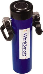 Value Collection - 55 Ton, 13.27" Stroke, 145.7 Cu In Oil Capacity, Portable Hydraulic Single Acting Cylinder - 10.98 Sq In Effective Area, 18.15" Lowered Ht., 31.42" Max Ht., 3.74" Cyl Bore Diam, 3.15" Plunger Rod Diam, 10,000 Max psi - Exact Tool & Supply