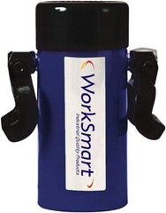 Value Collection - 55 Ton, 6.26" Stroke, 68.73 Cu In Oil Capacity, Portable Hydraulic Single Acting Cylinder - 10.98 Sq In Effective Area, 11.14" Lowered Ht., 17.4" Max Ht., 3.74" Cyl Bore Diam, 3.15" Plunger Rod Diam, 10,000 Max psi - Exact Tool & Supply