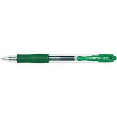 Pilot - Conical Roller Ball Pen - Green - Exact Tool & Supply