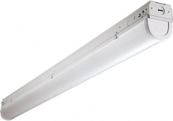 Cooper Lighting - 22 Watt, 2,800 Lumen, LED Strip Light - Surface Mounted, 120/277 Volt, 4,000° K, 49-3/8" Long x 4-3/4" Wide x 2-1/4" High - Exact Tool & Supply