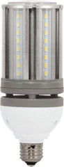 Value Collection - 18 Watt LED Commercial/Industrial Medium Screw Lamp - 100, 277 Volts, E26, 50,000 hr Avg Life - Exact Tool & Supply