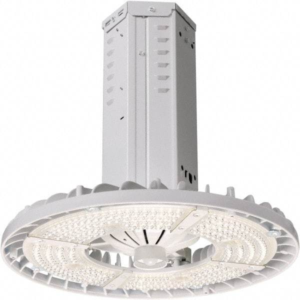 Cooper Lighting - 0 Lamps, 106 Watts, LED, High Bay Fixture - 21-1/4" High x 20-15/16" Wide, 120/277 Volt, Aluminum Housing - Exact Tool & Supply