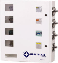 Synergy Management - Medical Vending Machines & Dispensers; Height (Inch): 21 ; Width (Inch): 20 ; Depth (Inch): 5-1/2 ; Number of Shelves: 4 ; Door Type: Manual Closing ; Shelf Type: Adjustable - Exact Tool & Supply