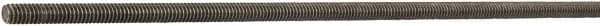 Made in USA - 1/2-13 4" OAL Fully Threaded Stud - Carbon Steel, Oil Finish, Inch & Metric - Exact Tool & Supply