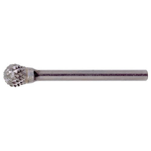 SD-5 Double Cut Solid Carbide Bur-Ball Shape - Exact Tool & Supply