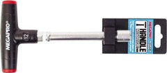 Megapro - 12mm Hollow Shaft Nutdriver - T-Handle Handle, 175mm OAL - Exact Tool & Supply
