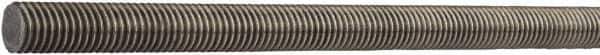 Value Collection - 1-1/2-12 UNF (Fine), 3' Long, Stainless Steel General Purpose Threaded Rod - Uncoated, Right Hand Thread - Exact Tool & Supply