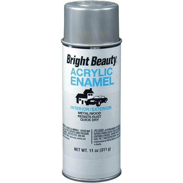 Dupli-Color - Chrome, Metallic, Acrylic Enamel Spray Paint - 12 to 14 Sq Ft per Can, 11 oz Container - Exact Tool & Supply