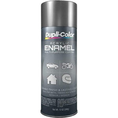 Dupli-Color - Chrome, Metallic, Acrylic Enamel Spray Paint - 12 to 14 Sq Ft per Can, 12 oz Container - Exact Tool & Supply