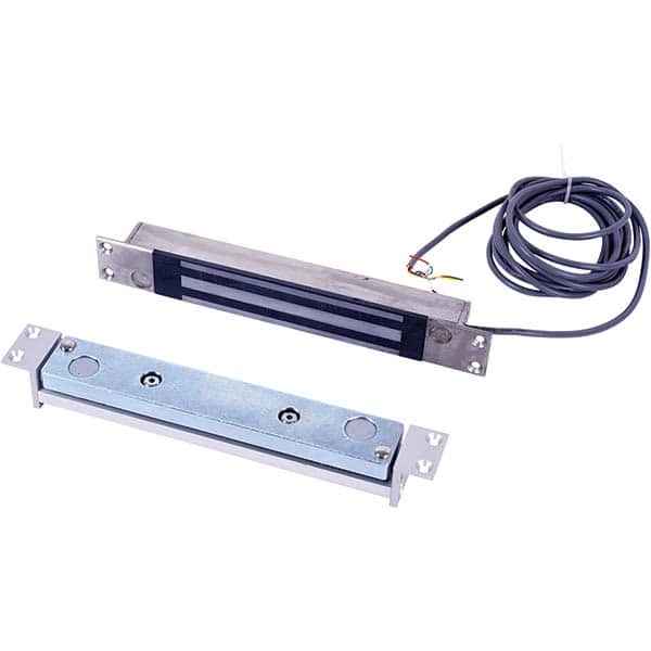 Securitron - Electromagnet Locks Average Magnetic Pull (Lb.): 1200.000 (Pounds) Length (Inch): 10-27/32 - Exact Tool & Supply