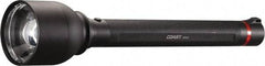 Coast Cutlery - White LED Bulb, 1,132 Lumens, Industrial/Tactical Flashlight - Black Aluminum Body, 4 D Batteries Included - Exact Tool & Supply