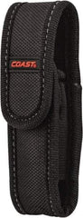 Coast Cutlery - Nylon/Polyester Handheld Flashlight (General Purpose & Industrial) Flashlight Sheath - Black, Compatible with Coast Batteries - Exact Tool & Supply
