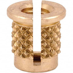 E-Z LOK - Press Fit Threaded Inserts Type: Flanged For Material Type: Plastic - Exact Tool & Supply