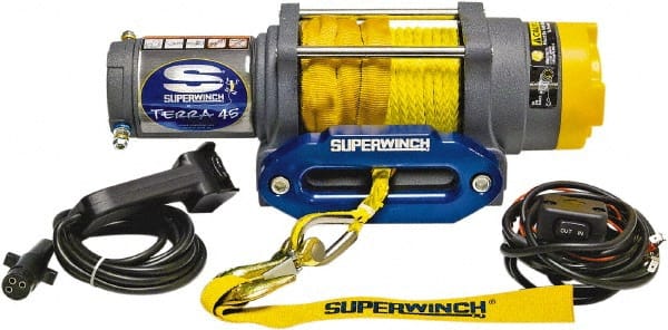 Superwinch - 4,500 Lb Capacity, 50' Cable Length, ATV Winch - Exact Tool & Supply