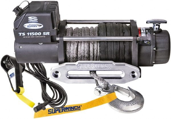 Superwinch - 11,500 Lb Capacity, 80' Cable Length, Automotive Heavy-Duty Recovery Winch - Exact Tool & Supply